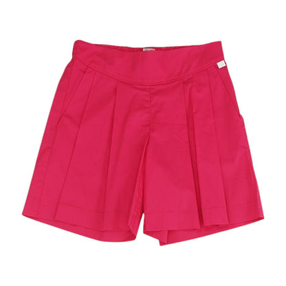 Pink Solid Chino Shorts