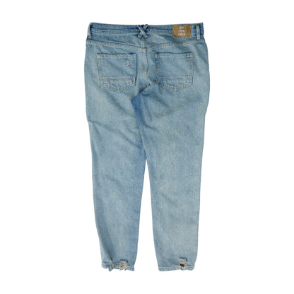 Blue Tapered Jeans