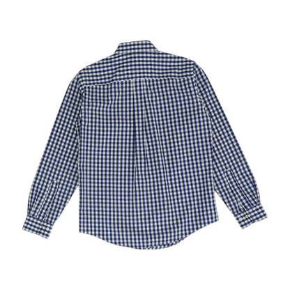 Blue Check Long Sleeve Button Down