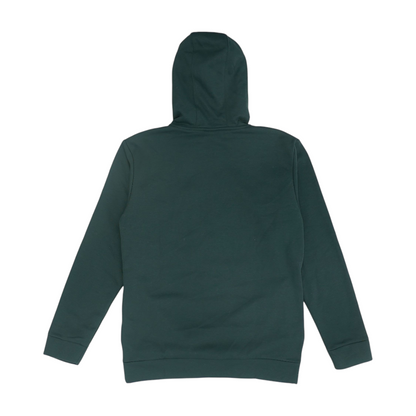 Green Solid Hoodie Pullover