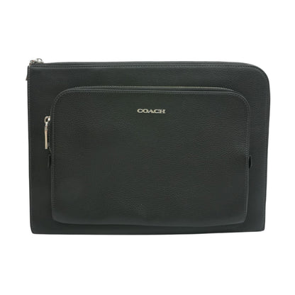 Black Ethan Double Pocket Tech Portfolio Laptop Bag