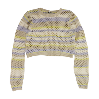 Multi Maternity Striped Pullover Sweater