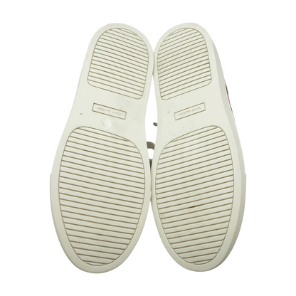 White Low-Top Athletic Shoes