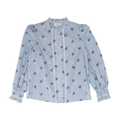 Blue Striped Button Down