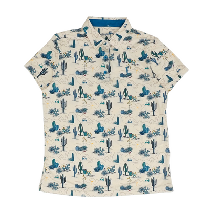 Beige Print Blouse