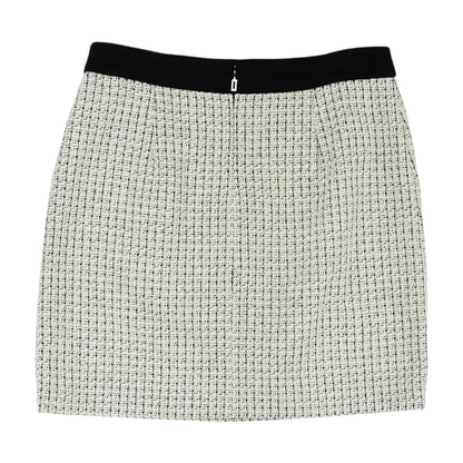 White Check Mini Skirt
