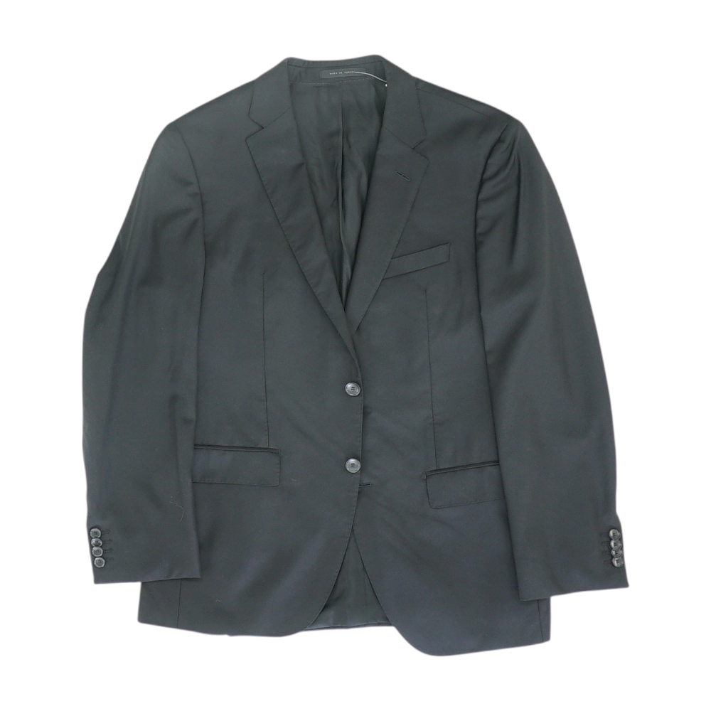 Black Solid Sport Coat