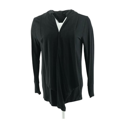 Black Solid Cardigan Sweater