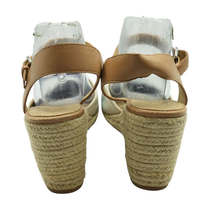 Blue Wedged Sandals