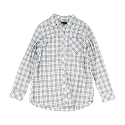 Gray Plaid Button Down