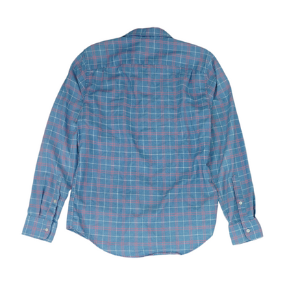 Blue Plaid Flannel Button Down