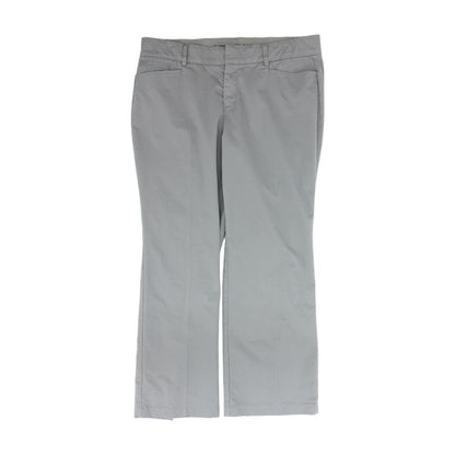 Gray Solid Chino Pants