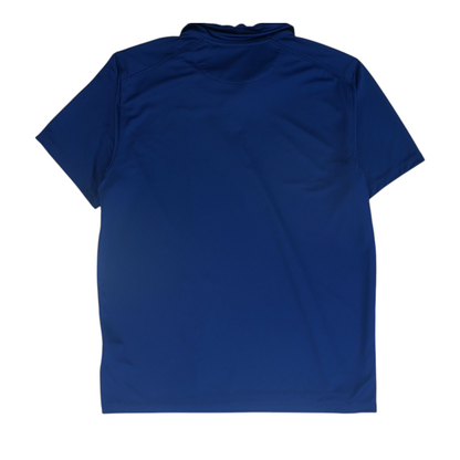 Blue Striped Short Sleeve Polo