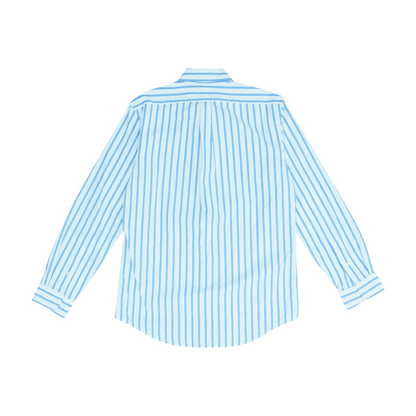 Blue Striped Long Sleeve Button Down