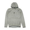 Gray Solid Hoodie Pullover