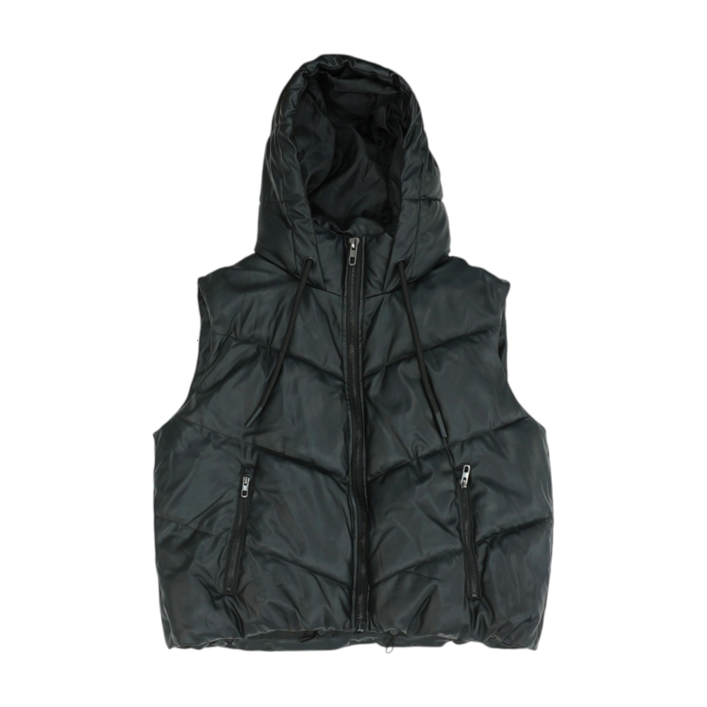 Black Solid Vest
