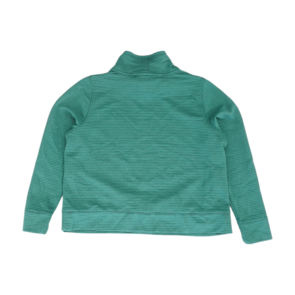 Green Solid Sweatshirt Pullover
