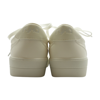 White Low-Top Athletic Shoes