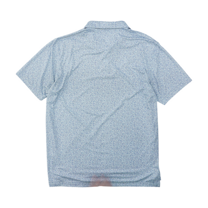 Blue Print Short Sleeve Polo