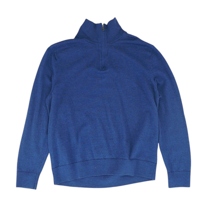 Navy 1/4 Zip Sweater