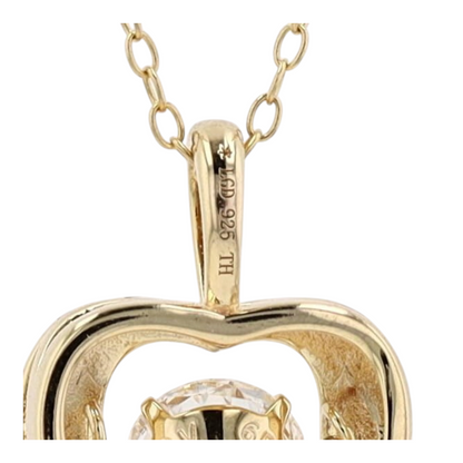 1 ctw Sterling Silver Lab Grown Diamond Pendant Necklace