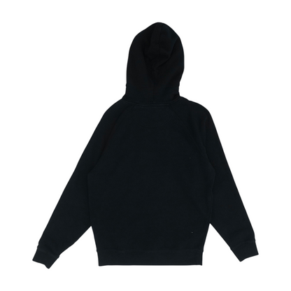 Black Solid Hoodie Pullover