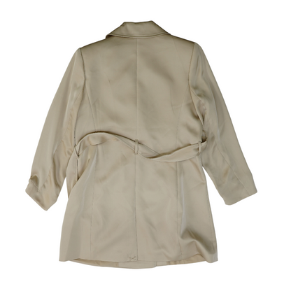 Beige Solid Coat