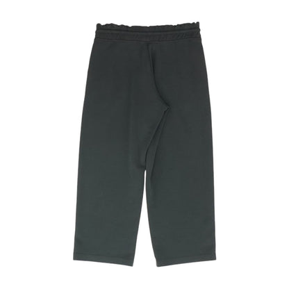 Black Solid Active Pants