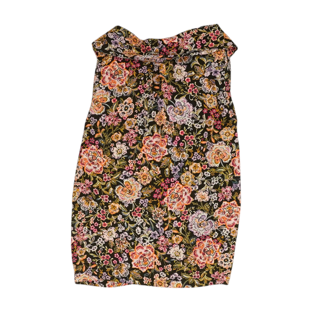 Black Floral Blouse