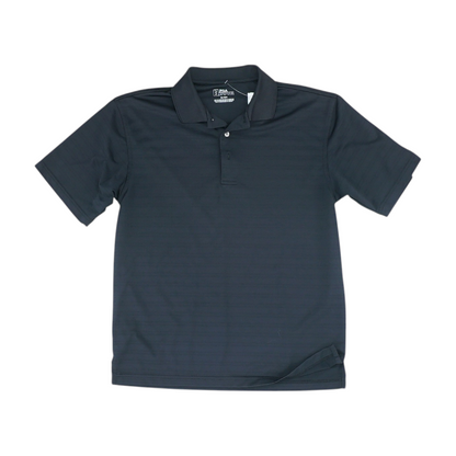 Black Striped Short Sleeve Polo