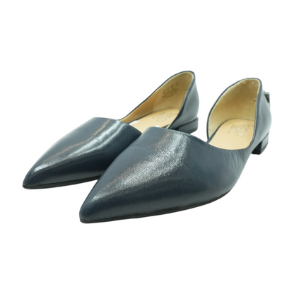 Navy Slip-On Flats