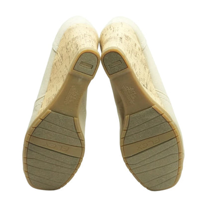 Beige Wedge Heels