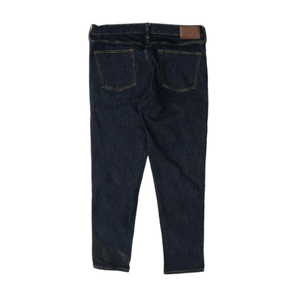 Navy Straight Jeans