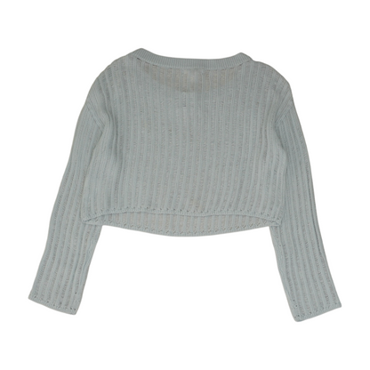 Ice Blue Pullover Sweater