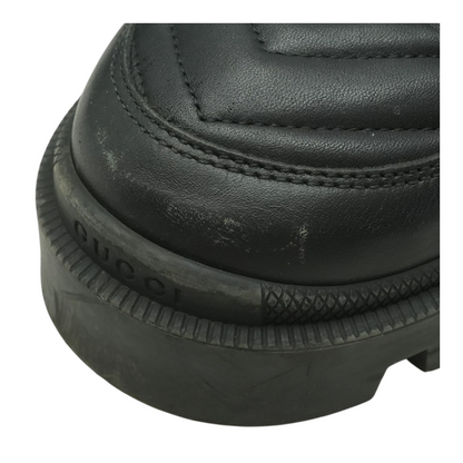 Frances Logo-embroidered Matelassé Leather Chelsea Boots