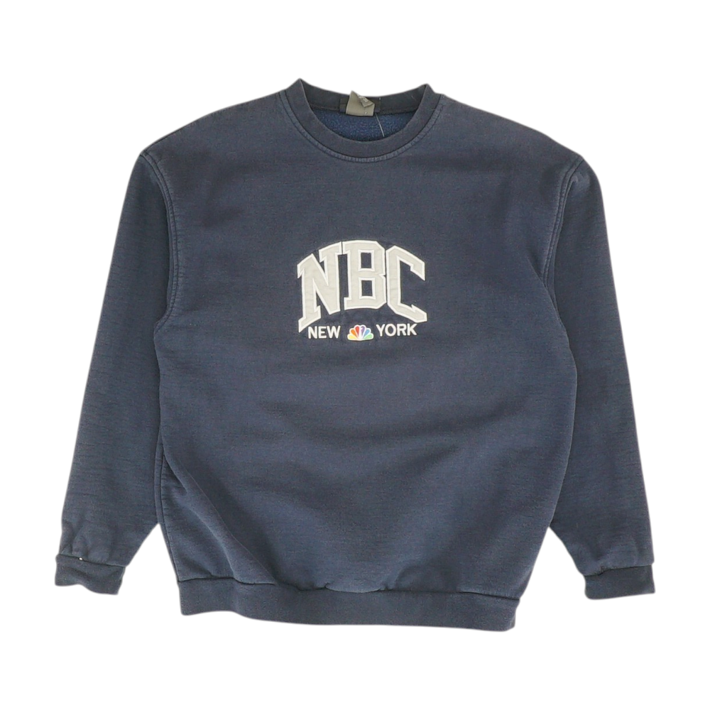 Navy Solid Sweatshirt Pullover