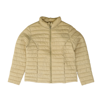 Beige Solid Jacket