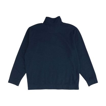 Navy Solid 1/4 Zip Pullover
