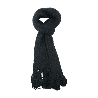Black Acrylic Scarf