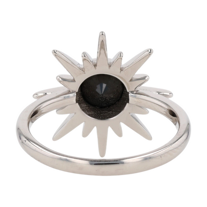 1 ctw Sterling Silver Black Diamond Fashion Ring