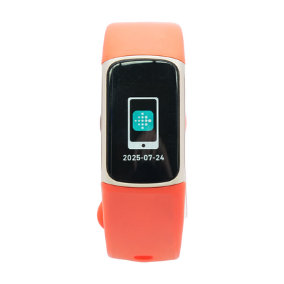 26mm Charge 6 Gold Smartwatch Orange Band Small