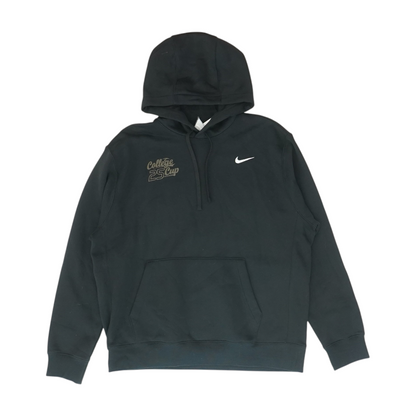 Black Solid Hoodie Pullover