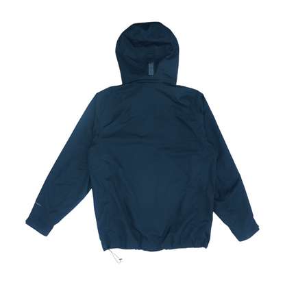 Black Solid Rain Jacket