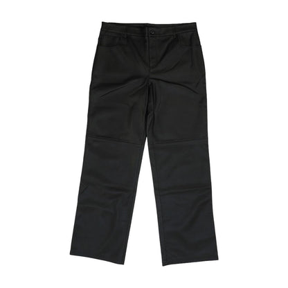 Black Solid Pants