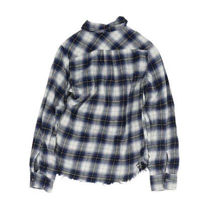 Blue Plaid Flannel Button Down