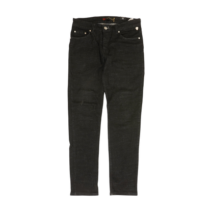 Black Tapered Jeans