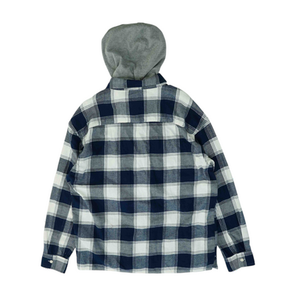 Blue Plaid Flannel Button Down