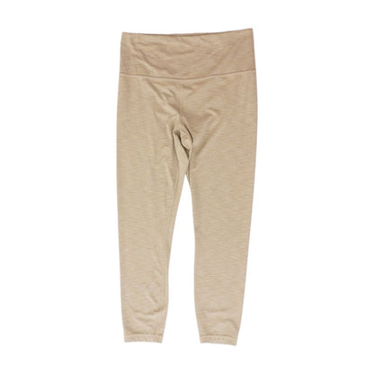 Brown Solid Leggings