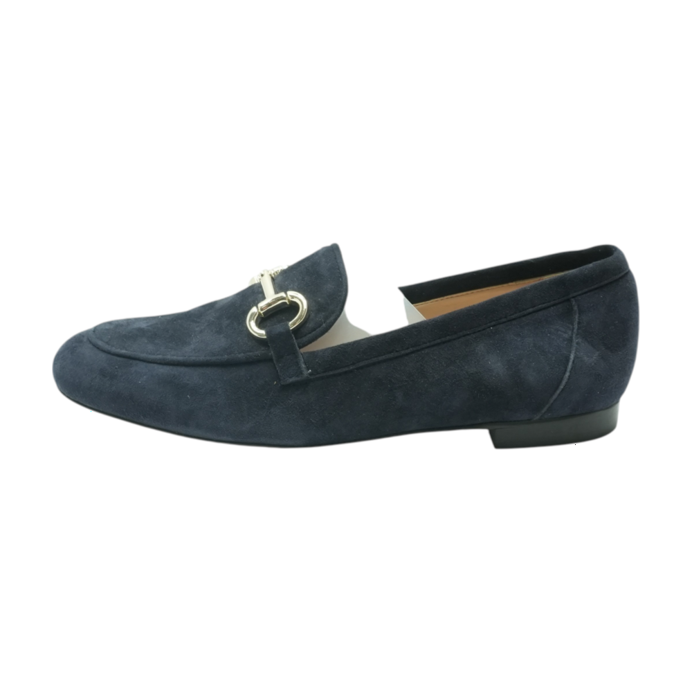 Navy Slip-On Flats