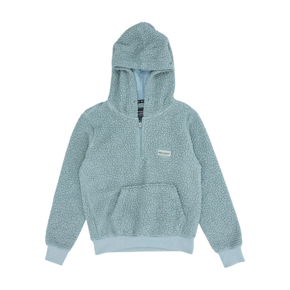 Gray Solid 1/4 Zip Pullover